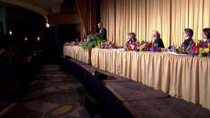 Quand Obama blague avec les correspondants..