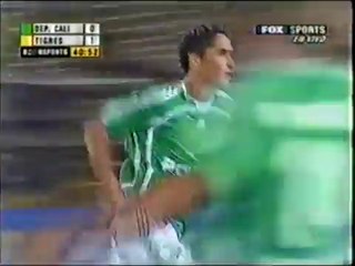 GOL GUSTAVO MORINIGO CALI 2X2 TIGRES(MEX) ABRIL 11 DE 2006