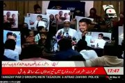 MQM missing worker's family press conference at Karachi Press Club
