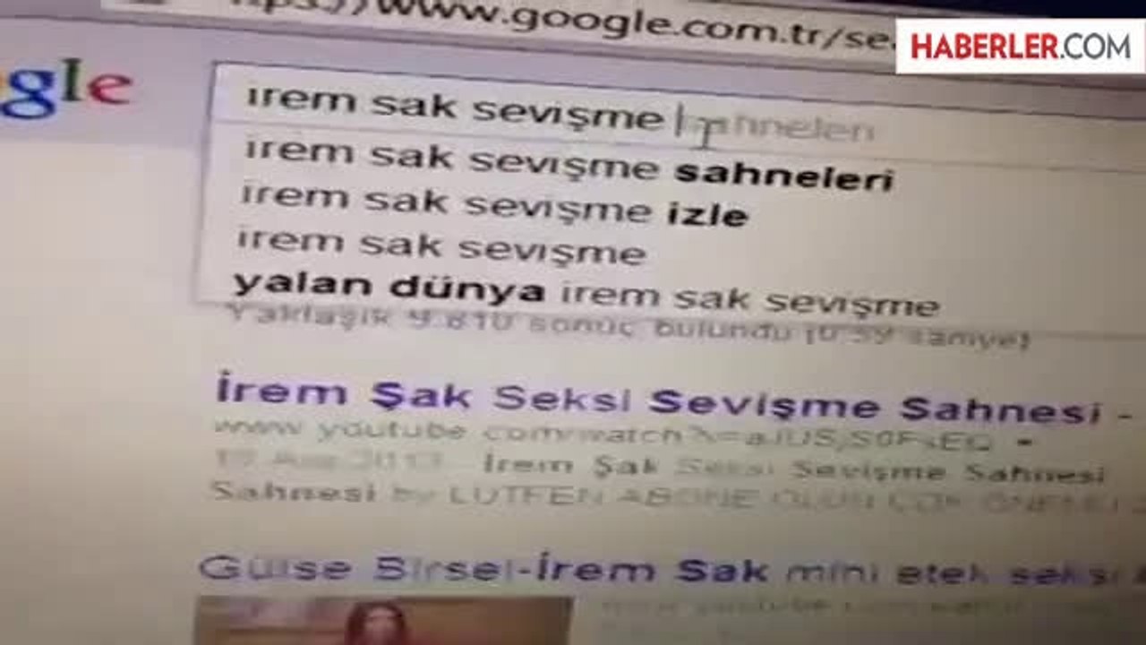 İrem Sak Kendi Sevişme Sahnelerini İnternette Arattı