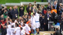 [03-05-2014 FIORENTINA-NAPOLI 1:3] Cerimonia di premiazione finale TIM Cup LIVE dalla curva ospiti