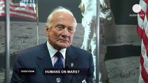 Buzz Aldrin souhaite que l'Amérique parte à la conquête de Mars
