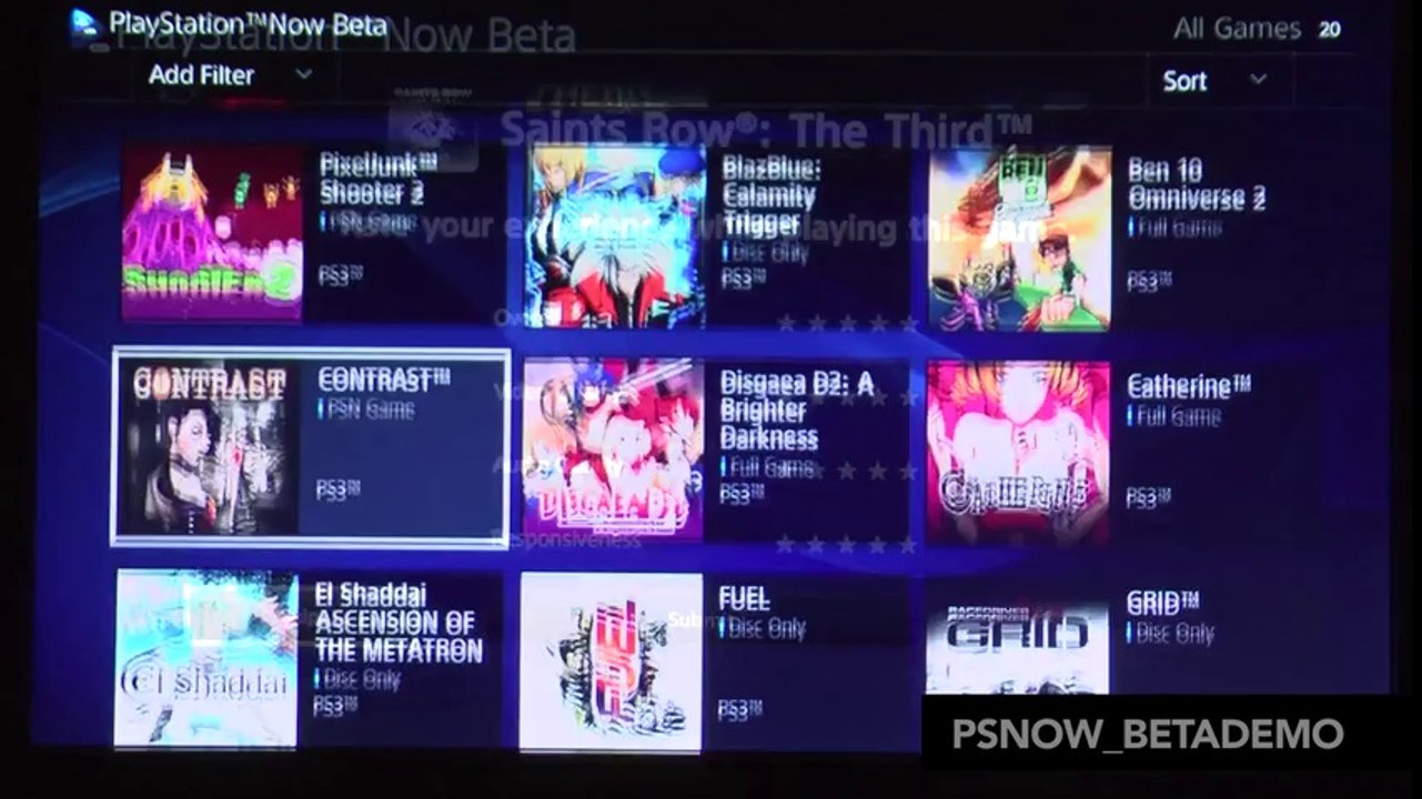 PS NOW - Beta