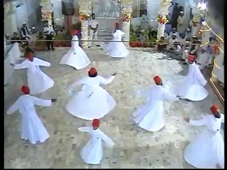 "Raqs-e-Dervishes (Whirlling Dervishes) at Khanqah-e-Aalia Gulzar-e-Saeedia" Nazimabad Karachi.