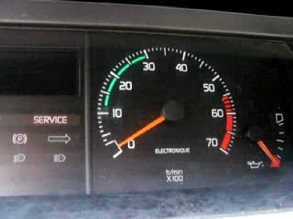 Demarrage moteur R25 GTX 2.2 sans sonde