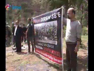 Dersim Katliamı'nda hayatını kaybedenler anıldı