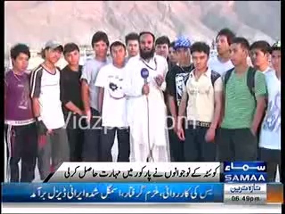 Quetta Boys perfoming amazing stunts