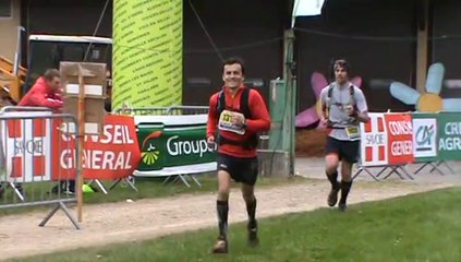 ARRIVEE D UN COPAIN AU TRAIL MALPASSANT NIVOLET REVARD
