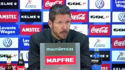 Simeone: ''Esta derrota es lo mejor que nos podría pasar''