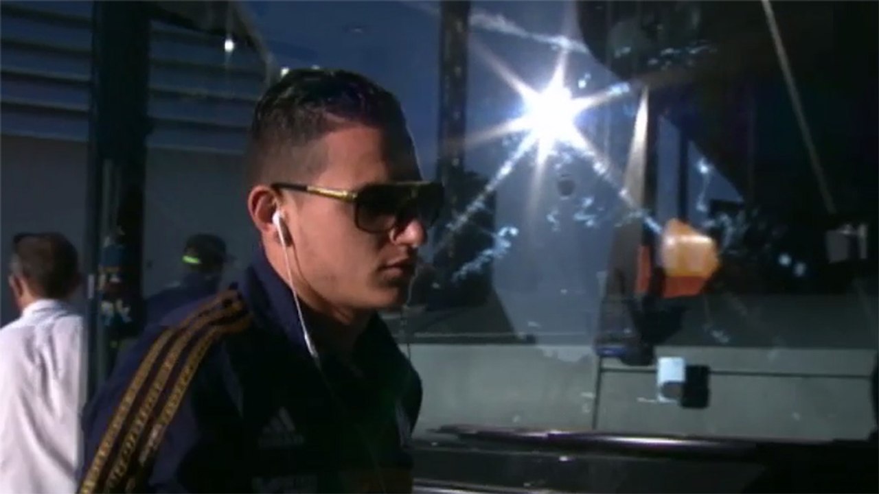 L'arrivée des Olympiens au Vélodrome avant OM-OL