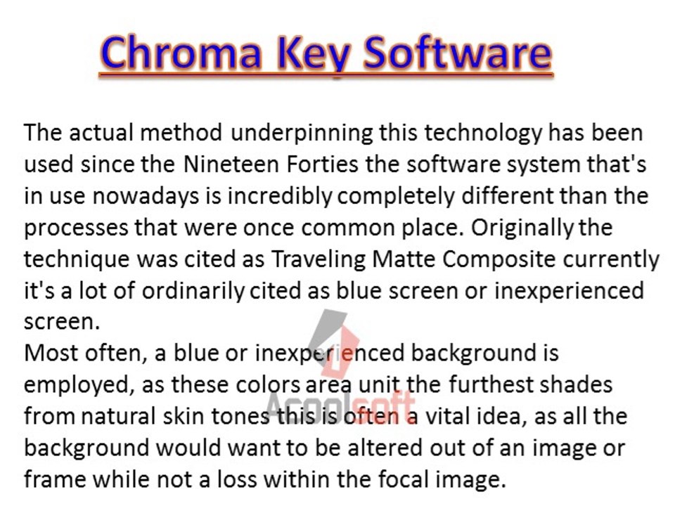 green screen background and chroma key software