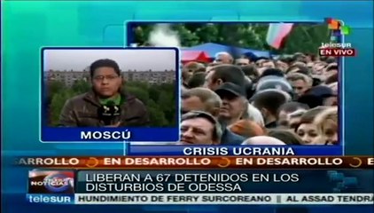 Choques entre prorrusos y el ejército en el este de Ucrania