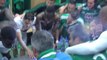 La joie des Verts après ASSE 2-0 Montpellier