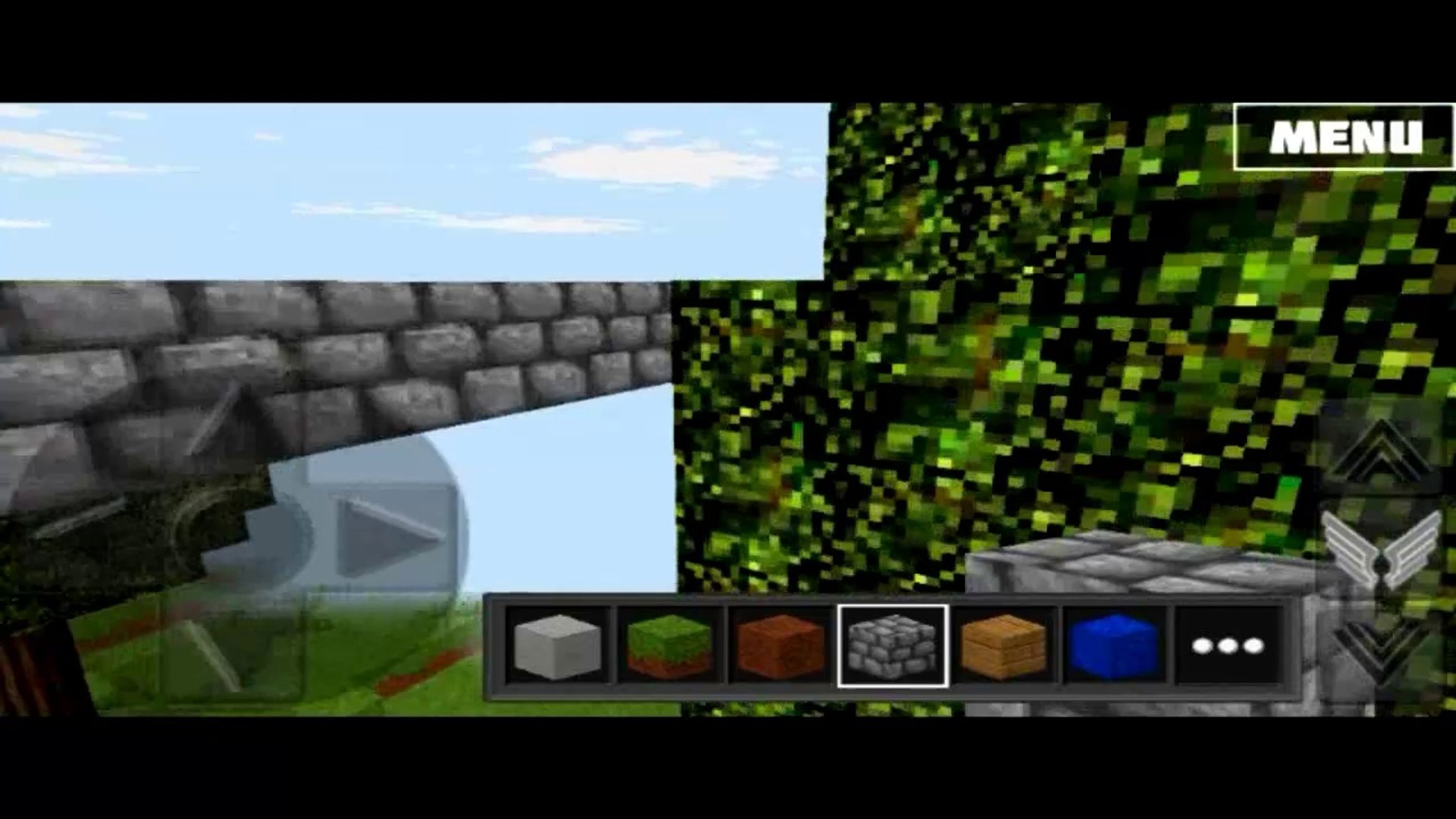 ⁣Worldcraft 2 Android Gameplay Minecraft Android Gameplay Mode Bridge Creation