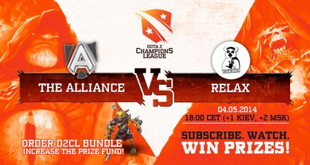 Alliance vs Relax  Game 1 - Dota 2 Champion´s League - Capitalist & Ar1se