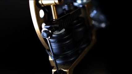 Awesome tattoo filmed in Slowmotion
