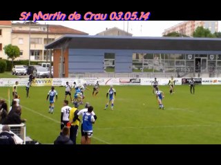 1ére mi-temps st martin de crau 03.05.14