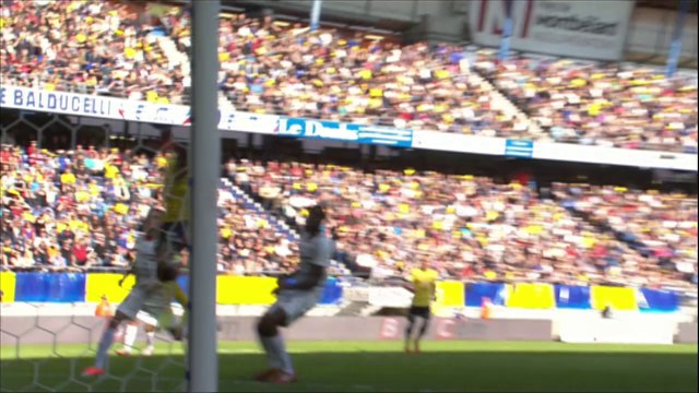 But Jordan AYEW (56ème) - FC Sochaux-Montbéliard - OGC Nice - (2-0) - 04/05/14 - (FCSM-OGCN)