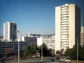 Marseille (13) : visite de la cité "La Busserine"