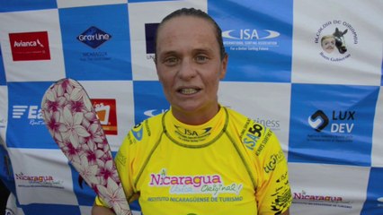 ITW CAROLINE ANGIBAUD - EQUIPE DE FRANCE ISA WORLD SUP CHAMPIONSHIPS 4 MAI 2014