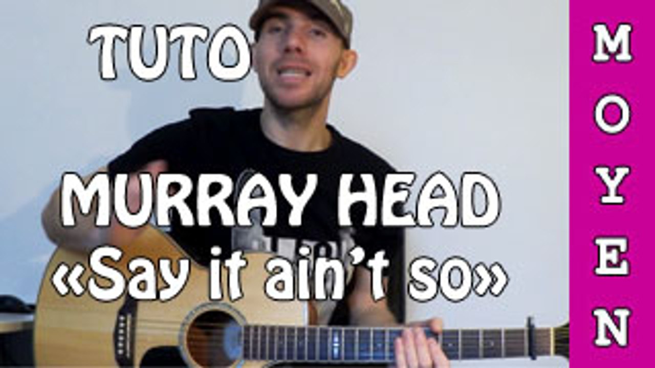 Murray Head - Say it ain't so - Cours Guitare