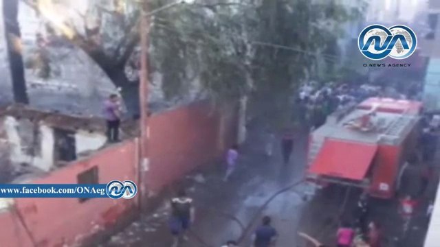 حريق بورشة سيارات بأسيوط يتسبب في احتراق 4 سيارات نقل و5 منازل