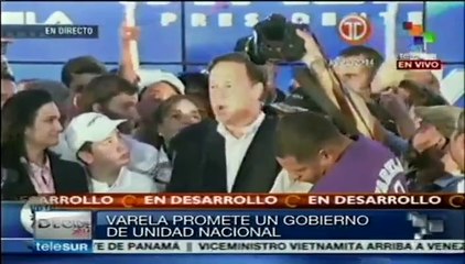 Hoy ganó la democracia, ganó Panamá: pdte. electo Juan Carlos Varela
