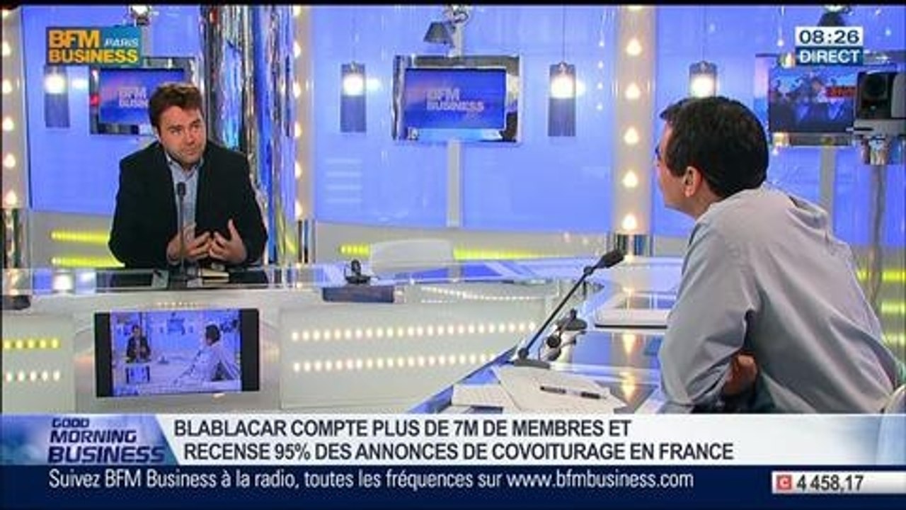 Jestocke.com et BlablaCar, deux exemples d'économie collaborative”, Laure Courty et Frédéric Mazzella, dans GMB – 05/05