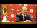 Roma - Il Napoli vince la Coppa Italia, 3-1 alla Fiorentina - Benitez e De Laurentis (03.05.14)