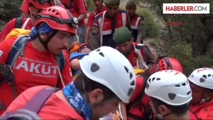 Likya Yolu'nda Ayak Bileği Burkulan Turisti Akut Kurtardı