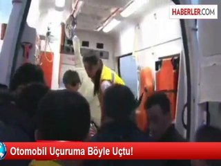 Otomobil Uçuruma Uçtu