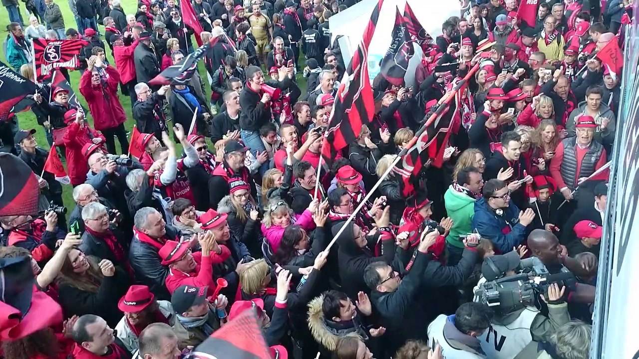 Supporters Oyonnaxiens à Brive