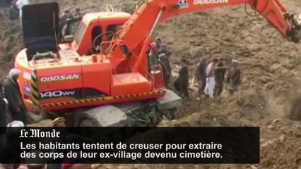 Un glissement de terrain ensevelit un village afghan