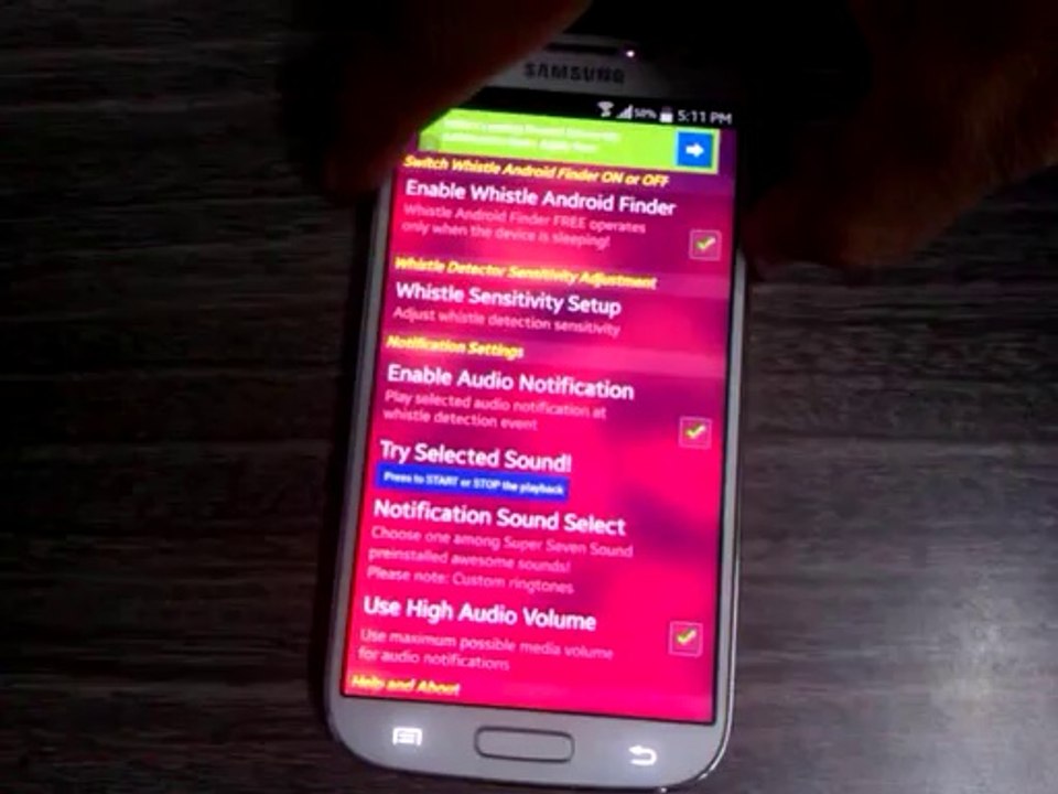 Whistle Phone Finder - A Phone Locator android app
