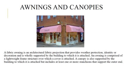 Awnings | We Requires  Avoid to Harmful Sun Rays