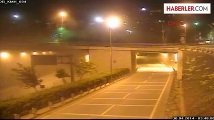 Beşiktaş Tünelinde Yangın Tatbikatı