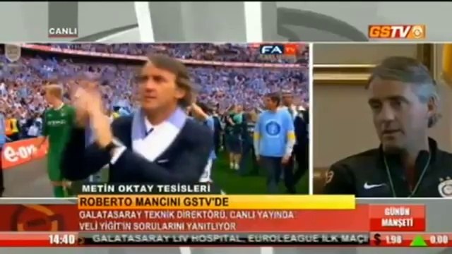 Roberto Mancini GSTV'ye açıklamalarda bulundu!