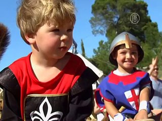 Средневековые рыцари сразились в Испании