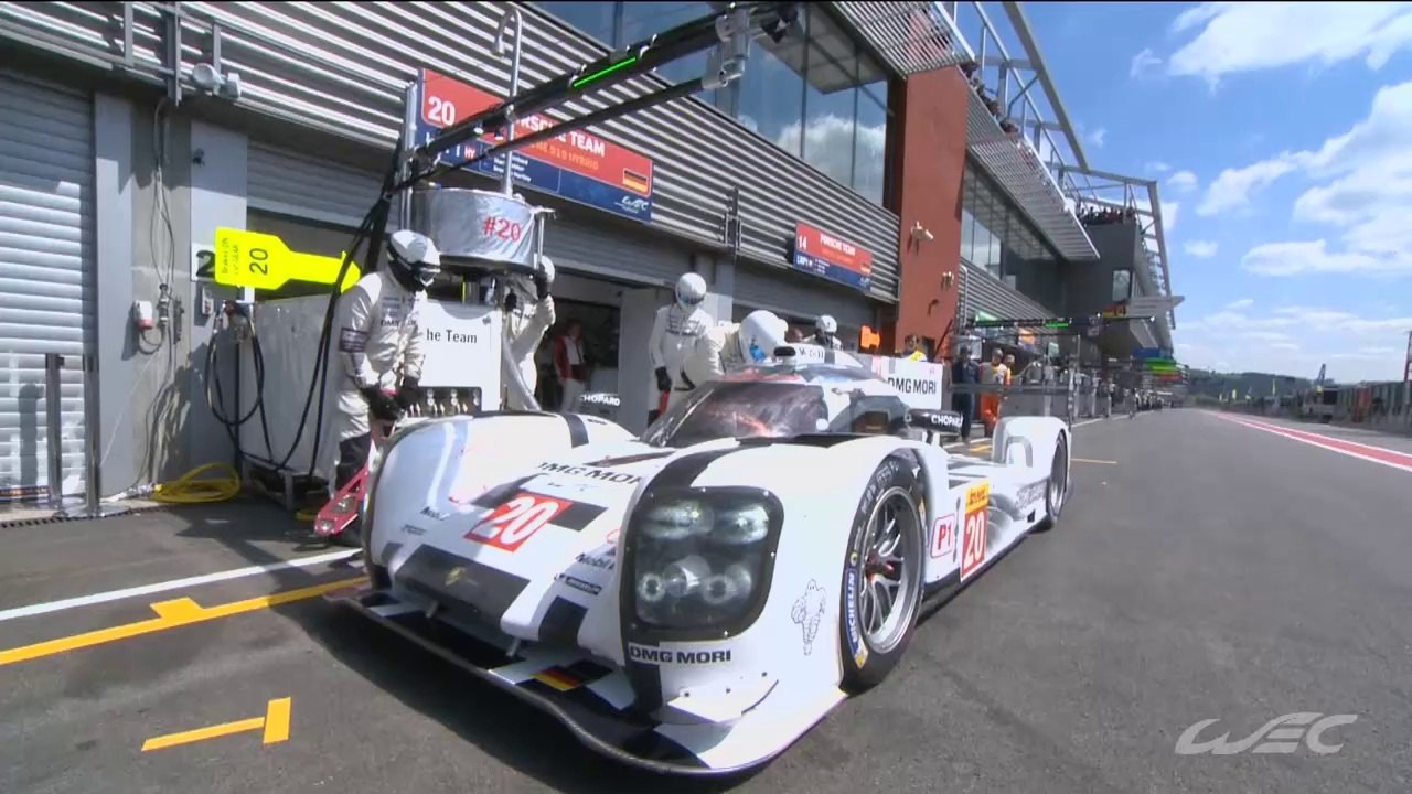 Porsche #20 into pit - WEC 6 Hours of Spa-Francorchamps