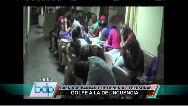 Desarticulan dos bandas extorsionadoras y detienen a 80 personas en el Callao