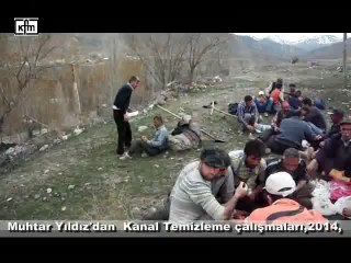 Muhtar yıldız'dan kanal temizleme çalışmaları,