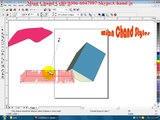 How to create design & 3d effect in corel draw tools ...admin..m.c