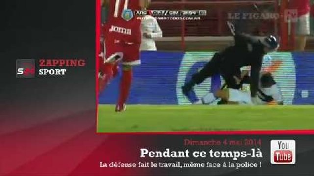 Zap'Sport : Beau tacle sur un policier en Argentine, des supporters refroidis au USA