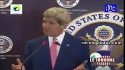 LES PROPOS DE JOHN KERRY EN RDC À PROPOS DE L'AMNISTIE ET DU PROCESSUS ÉLECTORAL DE 2016.