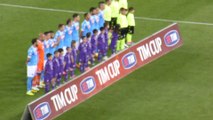 [03-05-2014 FIORENTINA-NAPOLI 1:3] Fischi dei tifosi coprono inno nazionale finale TIM Cup LIVE dalla curva ospiti