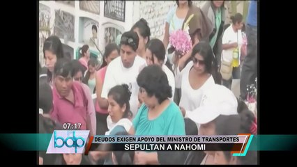 Sepultan restos de niña que fue arrollada por transporte pirata en VES