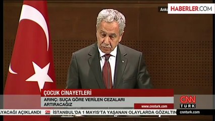 Arınç: Cezalar Kademeli Olarak Artacak