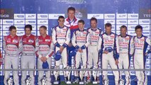 LMP1 Winners of WEC 6 Hours of Spa-Francorchamps on the podium