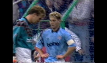 Oldham Athletic v Manchester City 1991