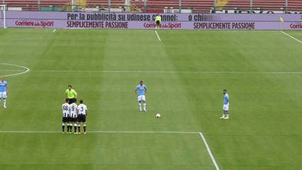 [19-04-2014 UDINESE-NAPOLI 1:1] Punizione di Insigne parata da Scuffet LIVE dalla curva ospiti